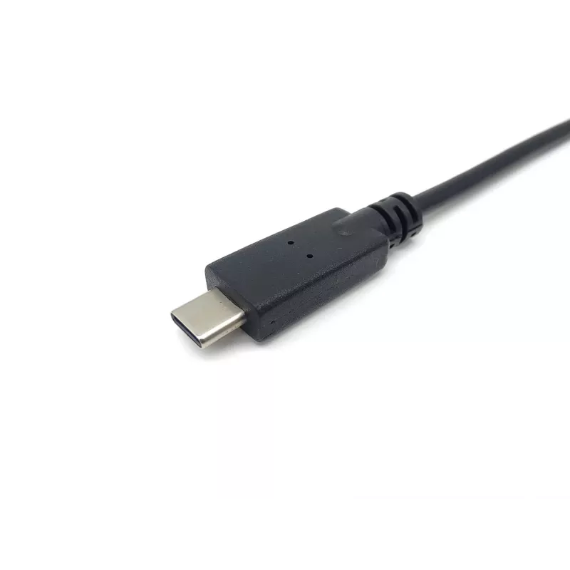Equip USB-C uz Serial DB9 kabelis, vīriešu/vīriešu, 1,5 m, melns