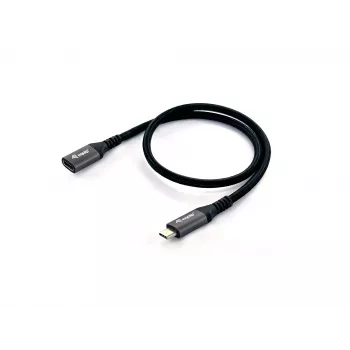 Equip USB 3.2 Gen 2 C uz C pagarinātājkabelis, vīriešu/sieviešu, 1,0 m, 4K/60Hz, 10Gbps