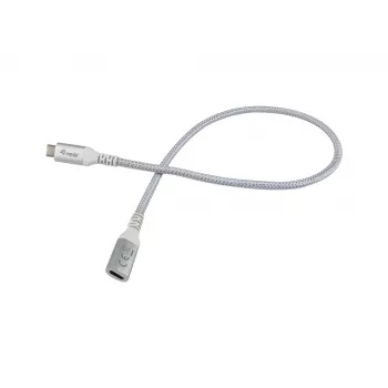 Equip USB 3.2 Gen 2 C uz C pagarinātājkabelis, 0,5 m, M/F, 4K/60Hz, 10Gbps, Balts