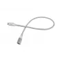 Equip USB 3.2 Gen 2 C uz C pagarinātājkabelis, 1,0m, vīriešu/sieviešu, 4K/60Hz, 10Gbps, balts