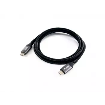 Equip USB 4 Gen 3 C to C kabelis, M/M, 2,0 m, PD3.1 240W, 8K/60Hz, 40Gbps, Melns