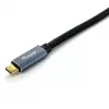 USB C uz C kabelis EQUIP 3.0 m — USB 3.2 Gen 2 (10 Gbps), PD100W, 4K/60Hz, melns
