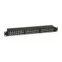 Equip 48-Port Cat.6 Shielded Patch Panel, Melns