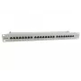 Equip 24-Port Cat.6A Ekranēts Sadales Panelis, Gaiši Pelēks, 10/100/1000Base-T(X), Gigabit Ethernet, 1000 Mbit/s, RJ-45, Cat6a, Rack stiprinājums