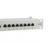 Equip 24-Port Cat.6A Ekranēts Sadales Panelis, Gaiši Pelēks, 10/100/1000Base-T(X), Gigabit Ethernet, 1000 Mbit/s, RJ-45, Cat6a, Rack stiprinājums