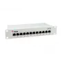 Equip 12-Port Cat.6 Shielded Patch Panel, Gaiši Pelēks, Gigabit Ethernet, 1000 Mbit/s, RJ-45, Cat6, Cat6e, 1U, Pelēks
