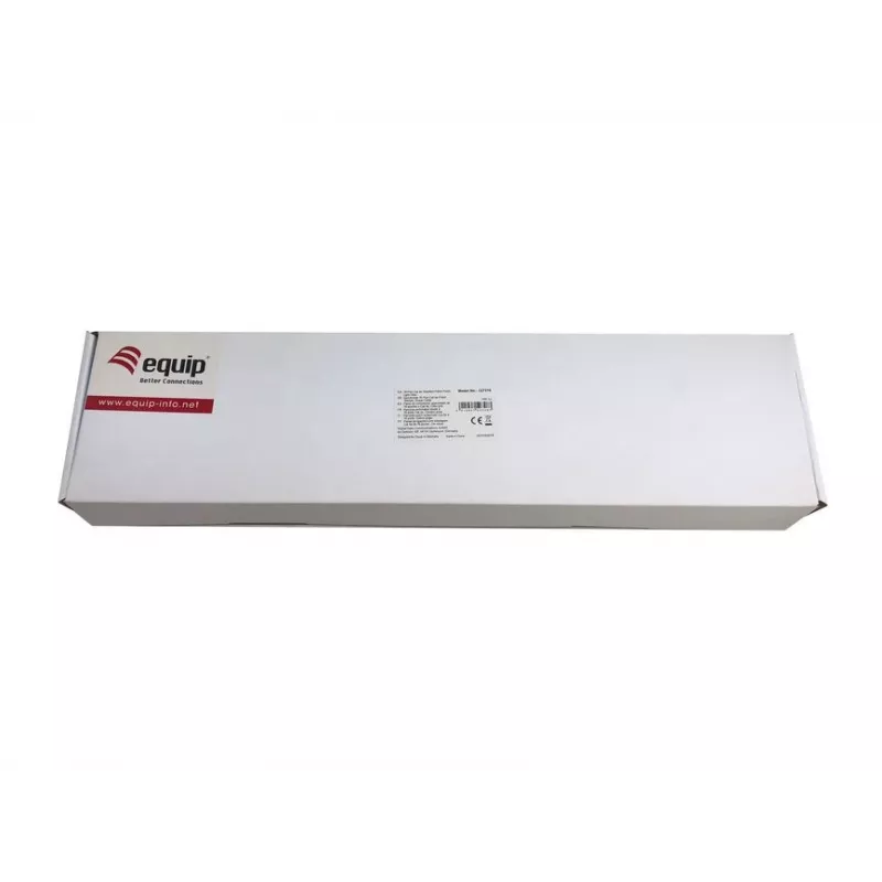 Equip 327316 Premium 16-Port Cat.5e Ekranēts Sadales Panelis, Gaiši Pelēks