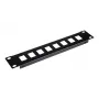 Equip EZKP-10-B keystone panelis, 1U, melns