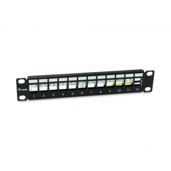 Equip 769331 sadales panelis 1U 12 porti Keystone