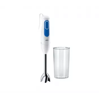 Braun MQ 3000 WH Smoothie+ 0.6 L rokas blenderis 700 W zils, balts