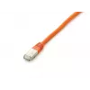 Equip Cat.6A Platinum S/FTP Patch Kabelis, 0,5 m, Oranžs