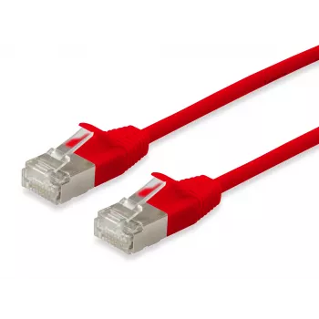 Equip Cat.6A F/FTP plāns tīkla kabelis RJ-45 5m sarkans