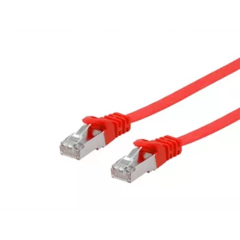 Tīkla kabelis Equip Cat.6A U/FTP plakanais savienojuma kabelis RJ-45 1,0 m Sarkans