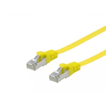 Equip Cat.6A U/FTP plakanais tīkla kabelis RJ-45 5 m dzeltens