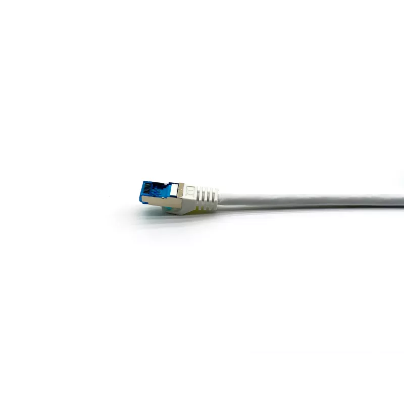 Equip Cat.6A S/FTP Patch Kabelis, Leņķveida uz Taisnu Spraudni, 3.0m, Balts