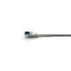 Equip Cat.6A S/FTP Patch kabelis, leņķa pret taisno spraudni, 5,0 m, balts