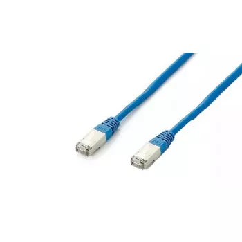 Equip Cat.6A Platinum S/FTP Patch Kabelis, 15m, Zils