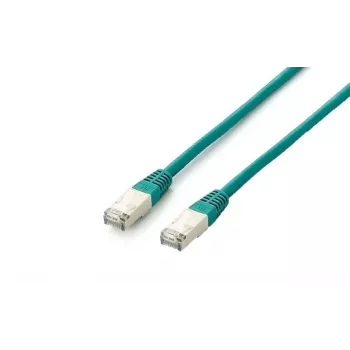 Equip Cat.6A Platinum S/FTP Patch Kabelis, 1,0 m, Zaļš