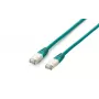 Equip Cat.6A Platinum S/FTP Patch Kabelis, 15 m, Zaļš
