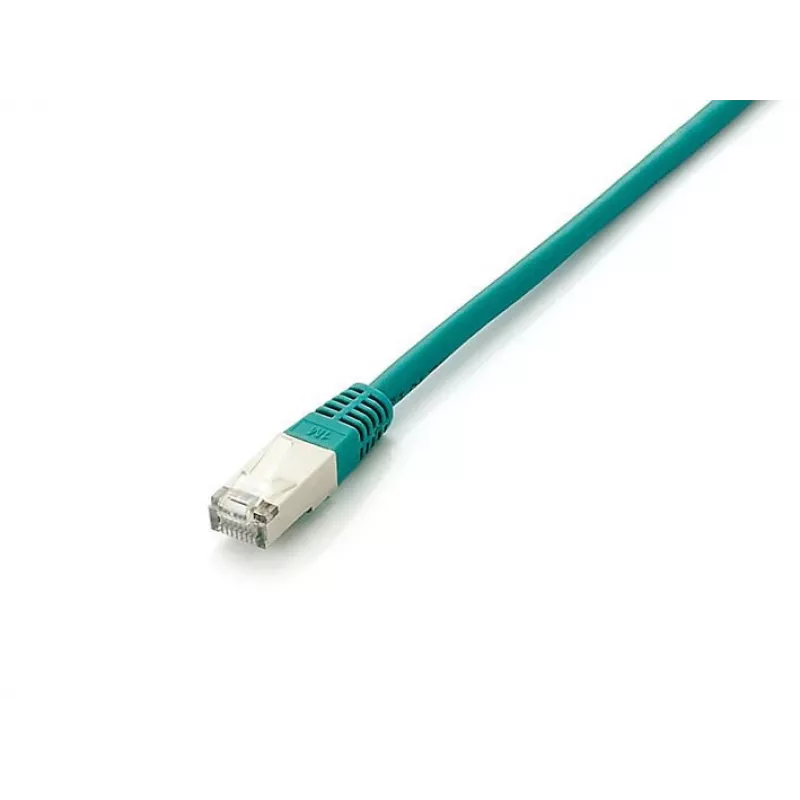 Equip Cat.6A Platinum S/FTP Patch Kabelis, 15 m, Zaļš
