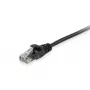 Equip Cat.6A U/UTP Patch Kabelis RJ-45 Cat6a 1m Melns