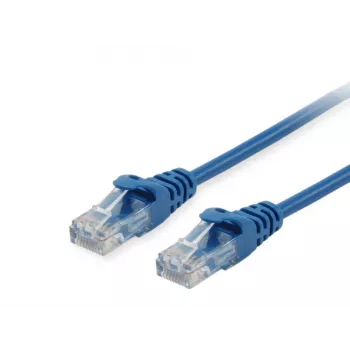 Patch kabelis Equip Cat.6A RJ-45 U/UTP 1,5m Zils