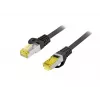 Tīkla vads EQUIP Cat.6A S/FTP āra, 15 m, melns, RJ-45 – RJ-45, 10 Gbps
