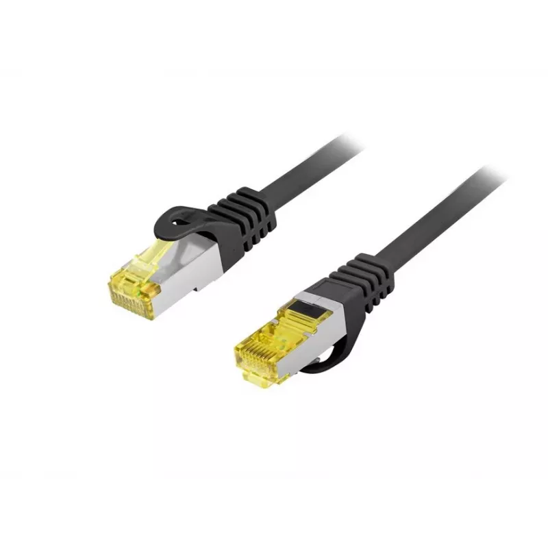 Tīkla vads EQUIP Cat.6A S/FTP āra, 15 m, melns, RJ-45 – RJ-45, 10 Gbps