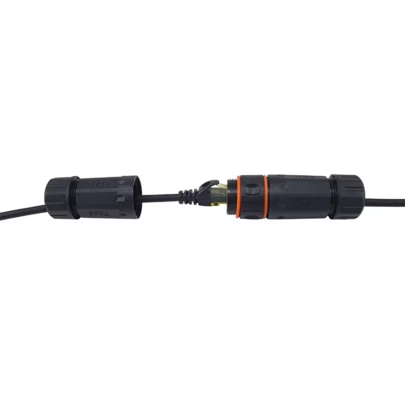 Tīkla vads EQUIP Cat.6A S/FTP āra, 15 m, melns, RJ-45 – RJ-45, 10 Gbps