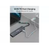 Equip USB-C 5-in-1 daudzfunkciju adapteris, HDMI, USB 3.2 GEN1, 100W USB PD