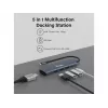 Equip USB-C 5-in-1 daudzfunkciju adapteris, HDMI, USB 3.2 GEN1, 100W USB PD