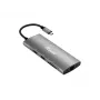 Equip USB-C 9-in-1 daudzfunkciju adapteris, HDMI 4K/60Hz, Gigabit LAN, USB 3.2 GEN1, SD/TF, 100W USB PD