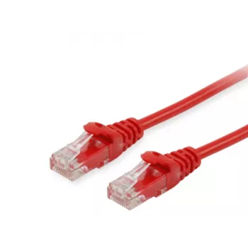 Equip Cat.6 U/UTP Patch Kabelis, 5.0m, Sarkans