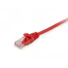 Equip Cat.6 U/UTP Patch Kabelis, 5.0m, Sarkans