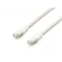 Equip Cat.6A Platinum S/FTP Patch Kabelis, Balts, 0,5m, 10gab/set