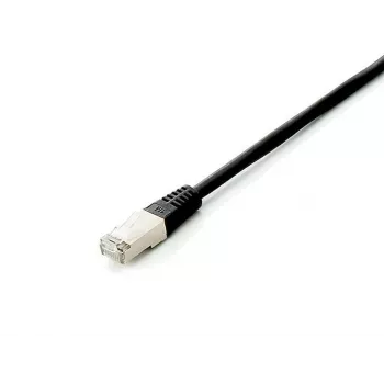 Equip Cat.6A Platinum S/FTP Patch Kabelis, Melns, 0,5m, 10gab./komplektā