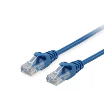 Pievienošanas kabelis Equip Cat.6 RJ-45 U/UTP 0,15m Zils
