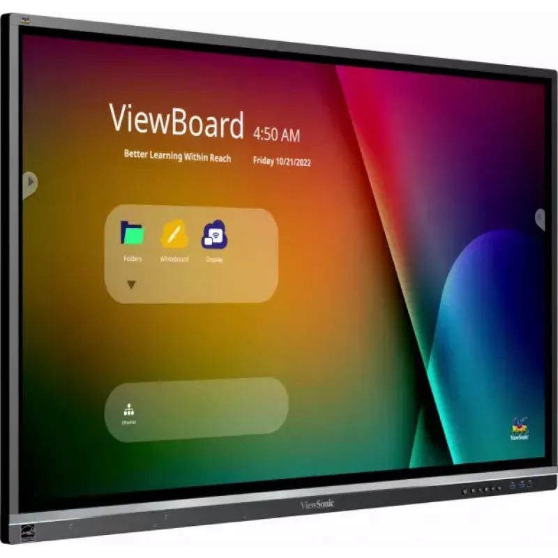 Viewsonic IFP5550-5 interaktīvā tāfele 139,7 cm (55 inch) 3840 x 2160 pikseļi Skārienjutīgs Melns HDMI