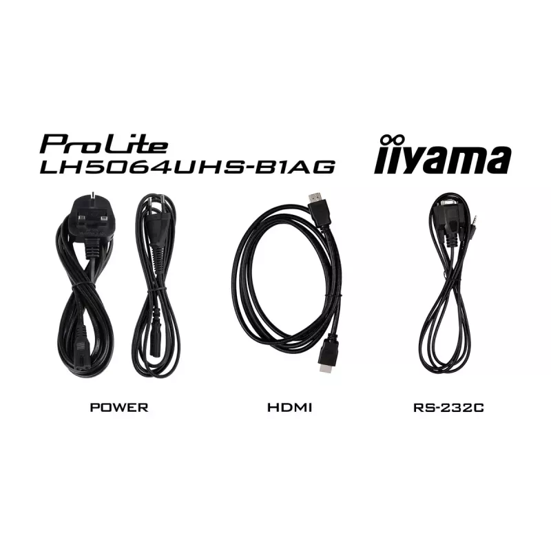 Digitālās zīmēšanas plakanpanelis iiyama LH6564UHS-B1AG 65 collu 4K Ultra HD