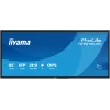 iiyama TE9218UWI-B1AG Signālaprādes displejs Kioska dizains 2.32 m (91.5 collu) LED Wi-Fi 500 cd/m² 5K Ultra HD Melns Skārienjutīgs Iebūvēts procesors Android 16/7