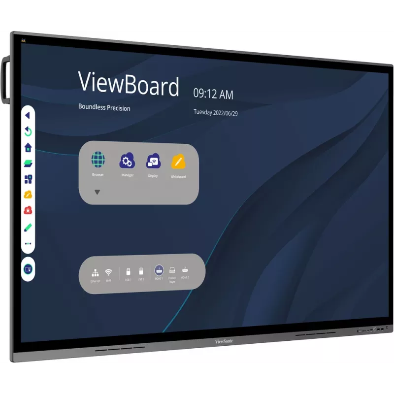 ViewSonic IFP7562 interaktīvais displejs 75 inch (190,5 cm) LED 4K Ultra HD skārienekrāns ar Android
