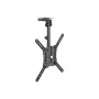 Equip griestu stiprinājums TV 23-55 collas, 75x75-400x400 mm, 0-80°, -45-45°, melns