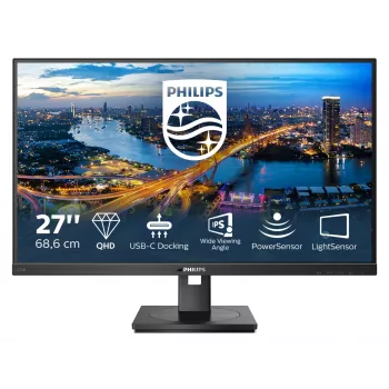Philips 276B1/00 monitors 68,6 cm (27 colli) 2560 x 1440 pikseļi QHD LED melns