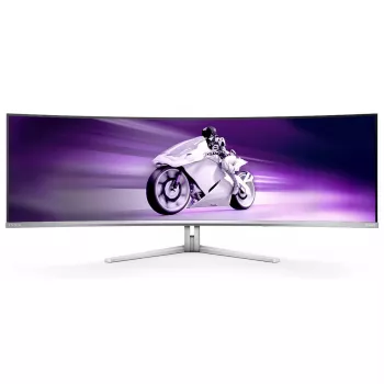 Philips Evnia 8000 49M2C8900/00 datora monitors 124,2 cm (48,9 collu) 5120 x 1440 pikseļi Dual QHD QD-OLED Balts