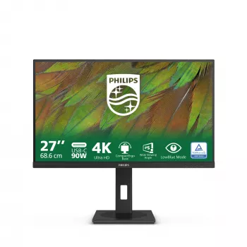 Philips 3000 sērija 27B1U3900/00 27 collu 4K UHD LCD monitors, melns