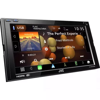 JVC KW-M875DBW automātiskais multivides uztvērējs Melns Wi-Fi 180 W Bluetooth