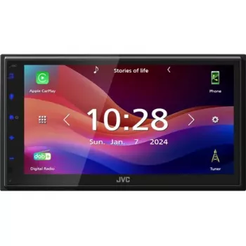 JVC KW-M595DBT auto mediju uztvērējs Melns Wi-Fi 22 W Bluetooth