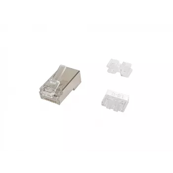Equip Cat.6A ekranēts RJ45 spraudnis, 100gab/iepakojumā