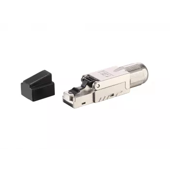 Equip Cat 8.1 Bezinstrumentu RJ45 Spraudnis 5gab./komplektā Melns Nerūsējošais tērauds Vīriešu