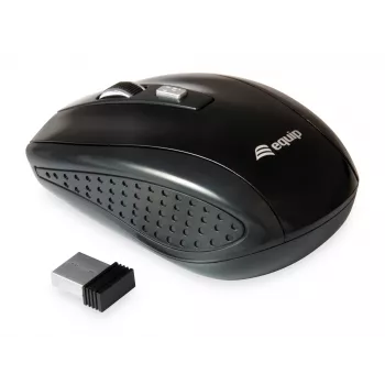 Equip 245104 bezvadu optiskā pele Travel Ambidextrous RF Wireless Optical 1600 DPI
